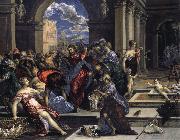 El Greco Purification of the Temple oil painting reproduction